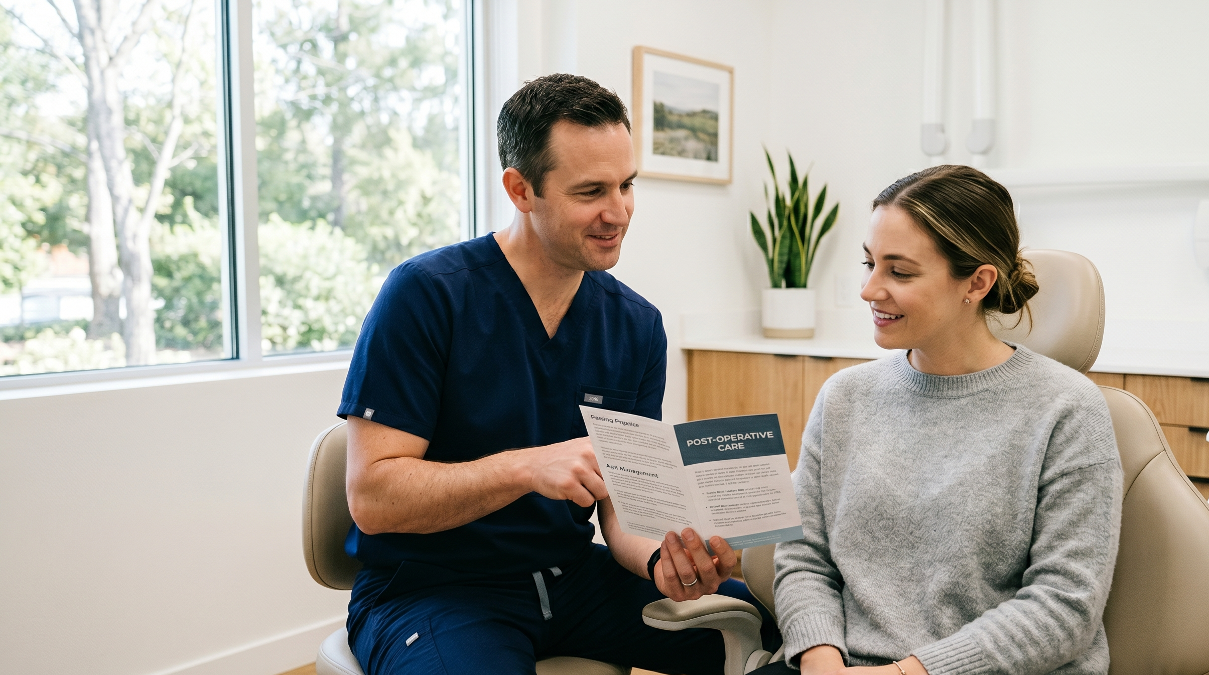 Surgical Instructions Reviewing Surgical Instructions With A Mohip Dental Patient